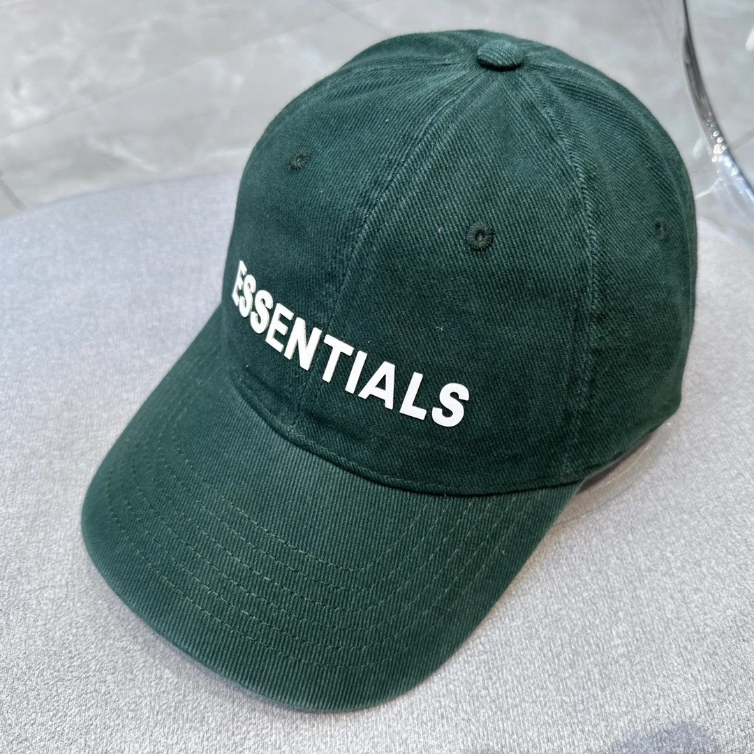 Fear of God Essentials gray baseball cap in modern everyday style - Image 36