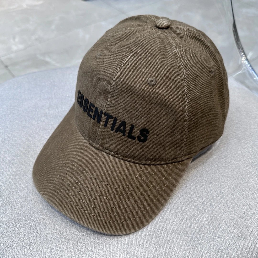 Fear of God Essentials gray baseball cap in modern everyday style - Image 37