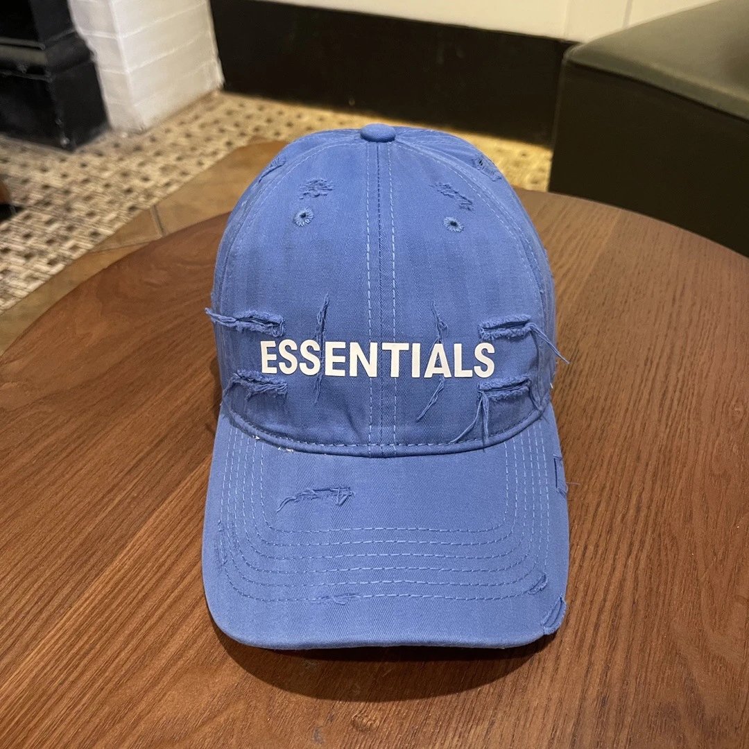 Fear of God Essentials gray baseball cap in modern everyday style - Image 40