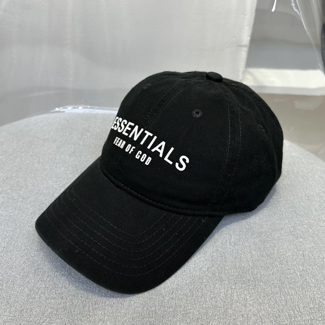 Fear of God Essentials gray baseball cap in modern everyday style - Image 8