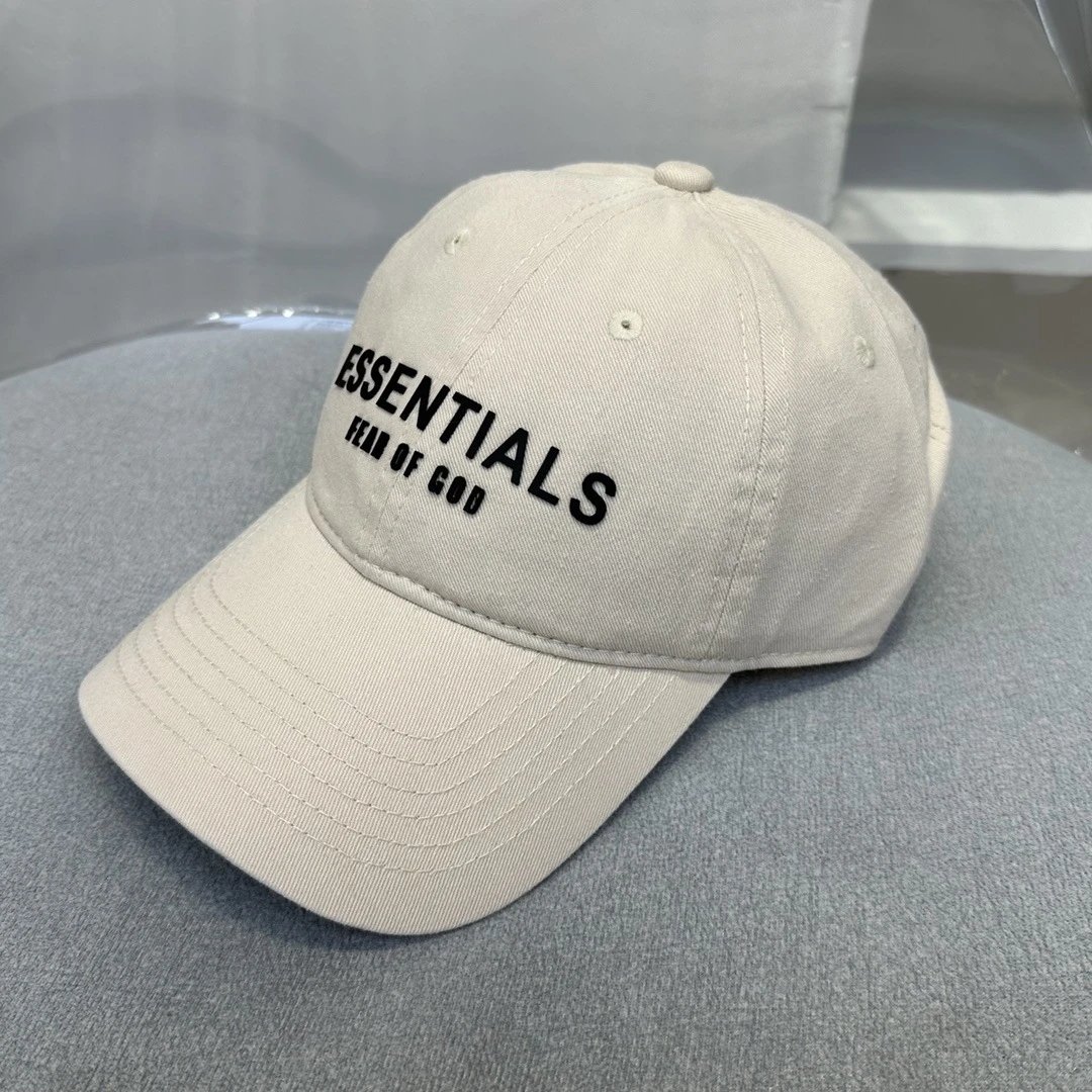Fear of God Essentials gray baseball cap in modern everyday style - Image 9