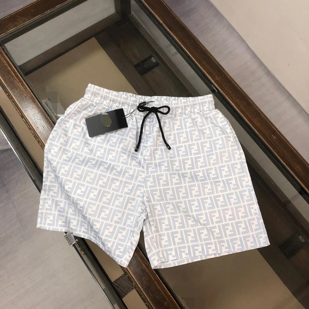 Fendi blue shorts in everyday casual style - Image 6