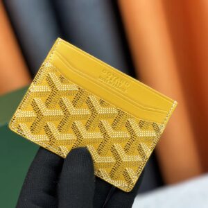 Goyard wallet yellow