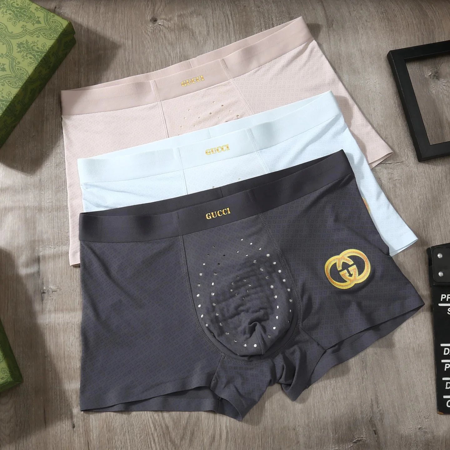 Gucci underwear gray