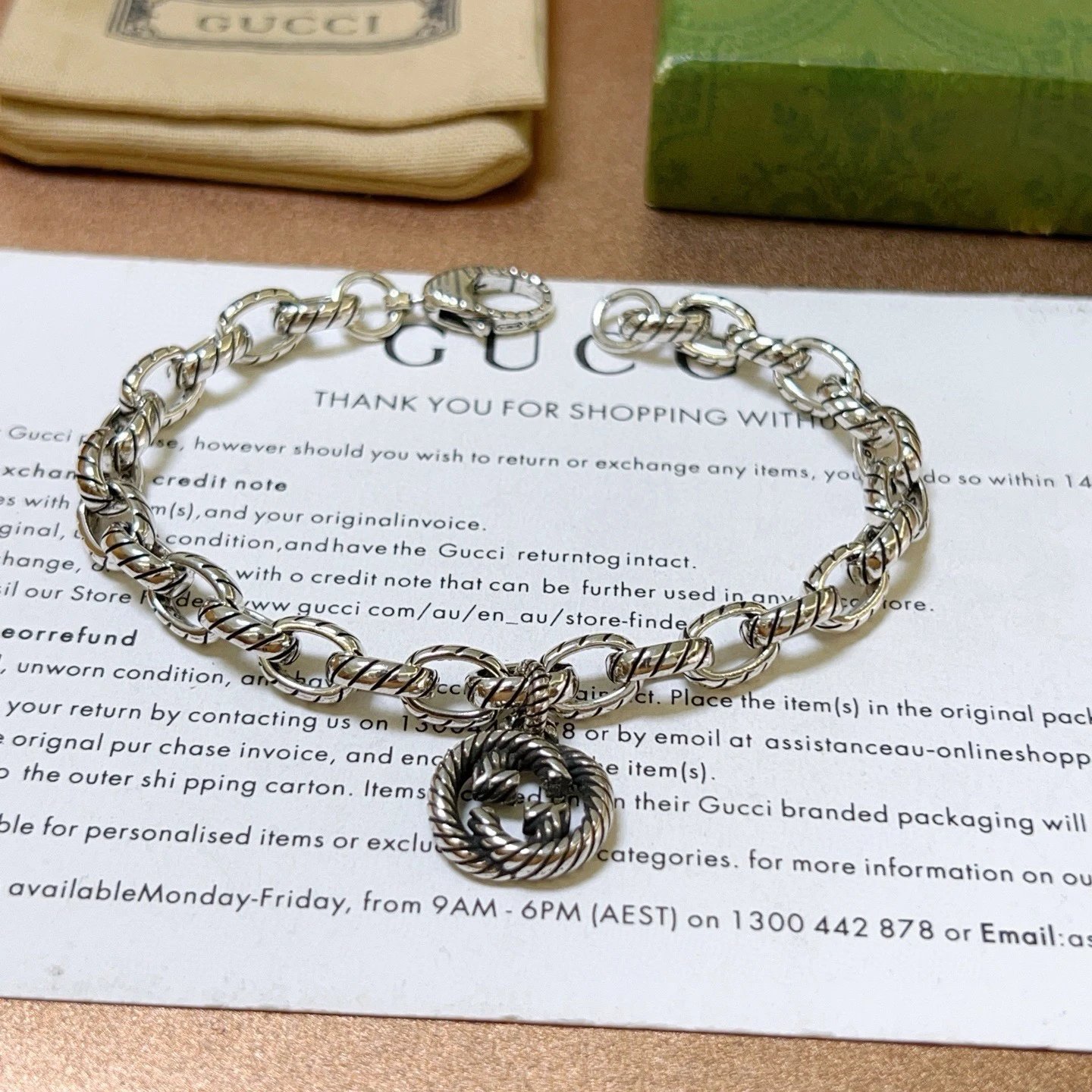Gucci bracelet white
