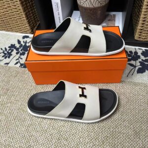 Hermes slides gray