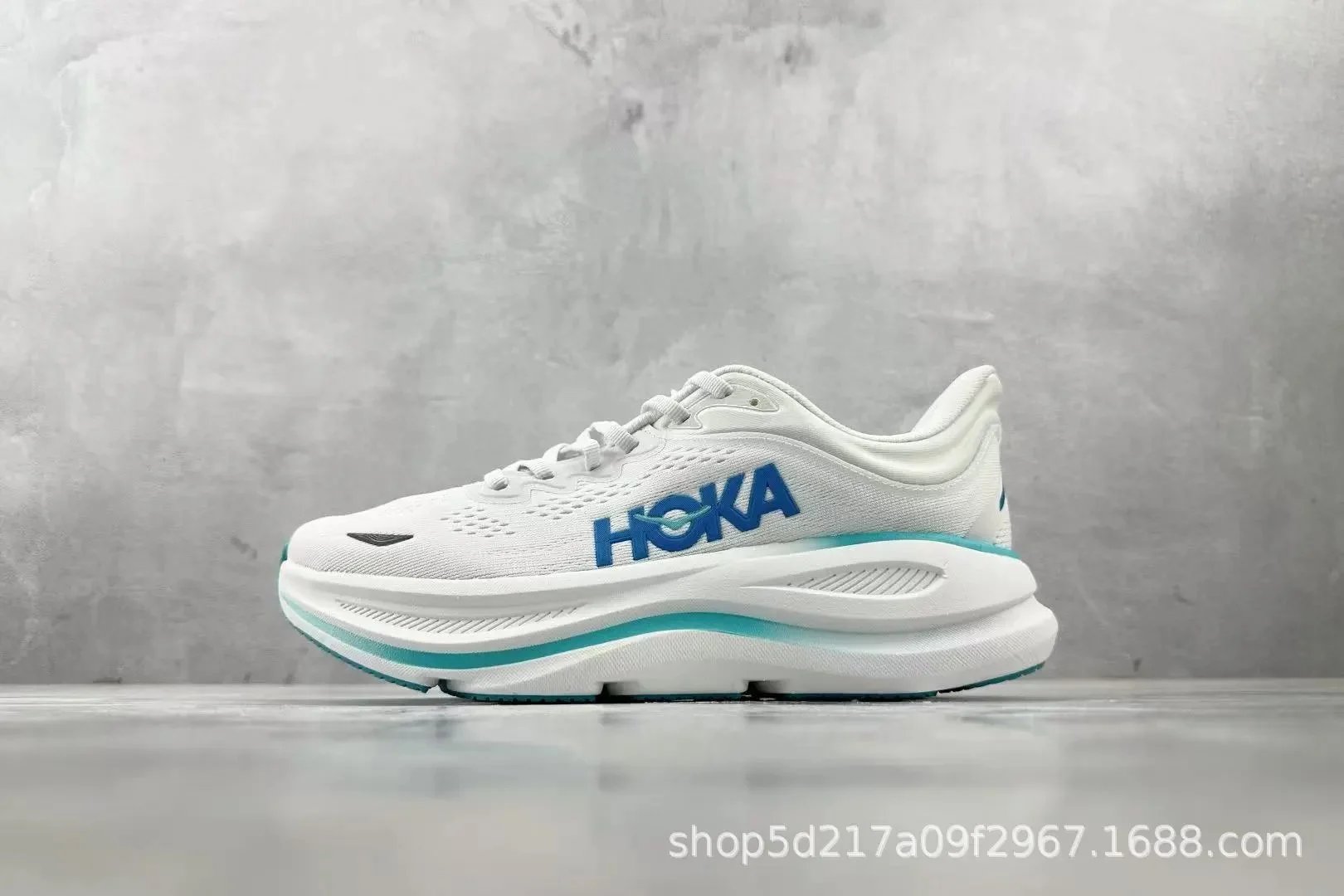 Hoka Bondi gray sneakers in classic athletic style - Image 14