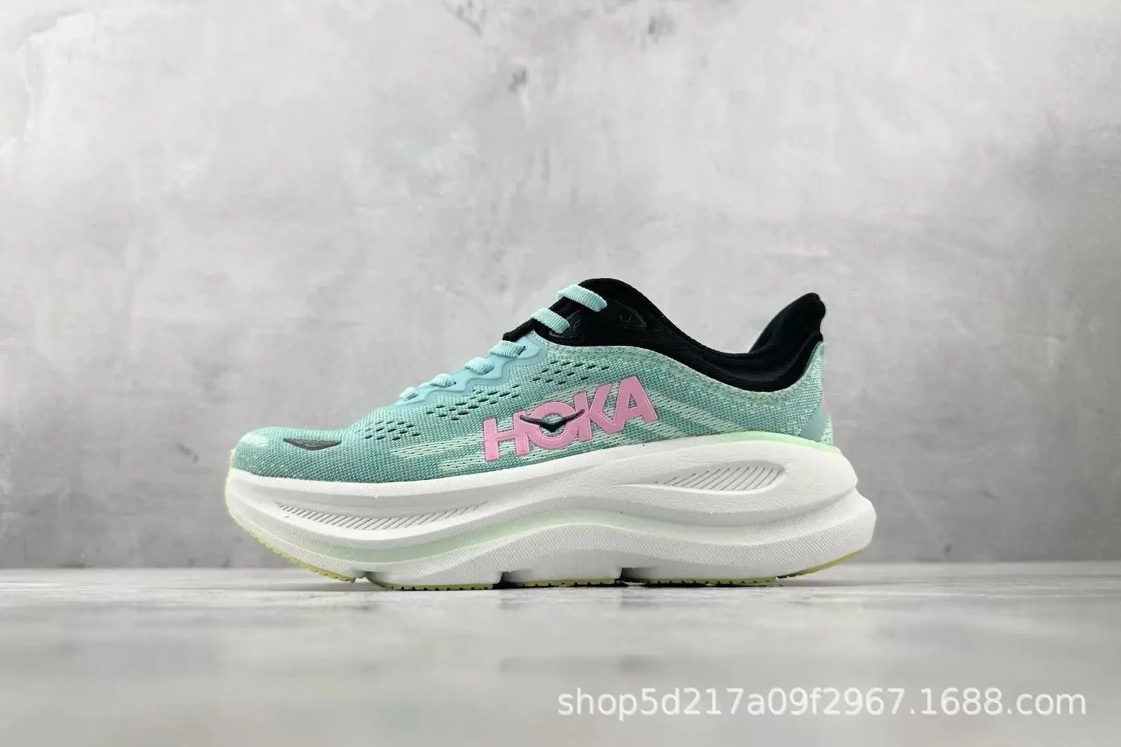 Hoka Bondi gray sneakers in classic athletic style - Image 17