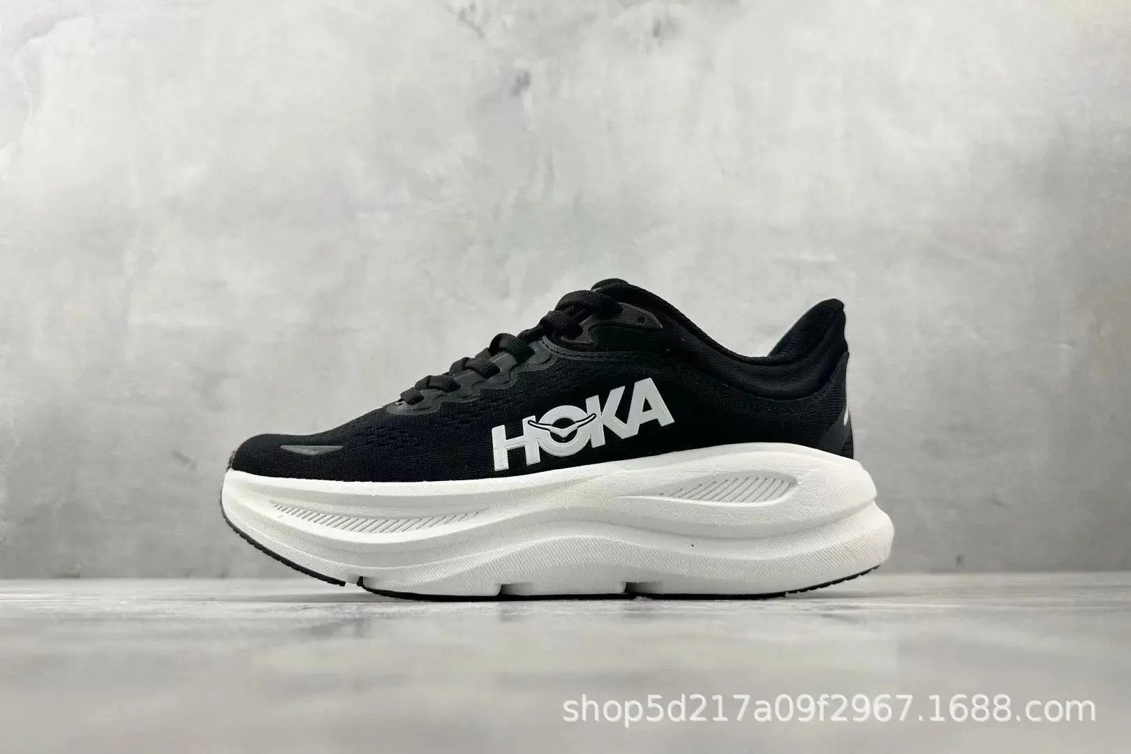 Hoka Bondi gray sneakers in classic athletic style - Image 20
