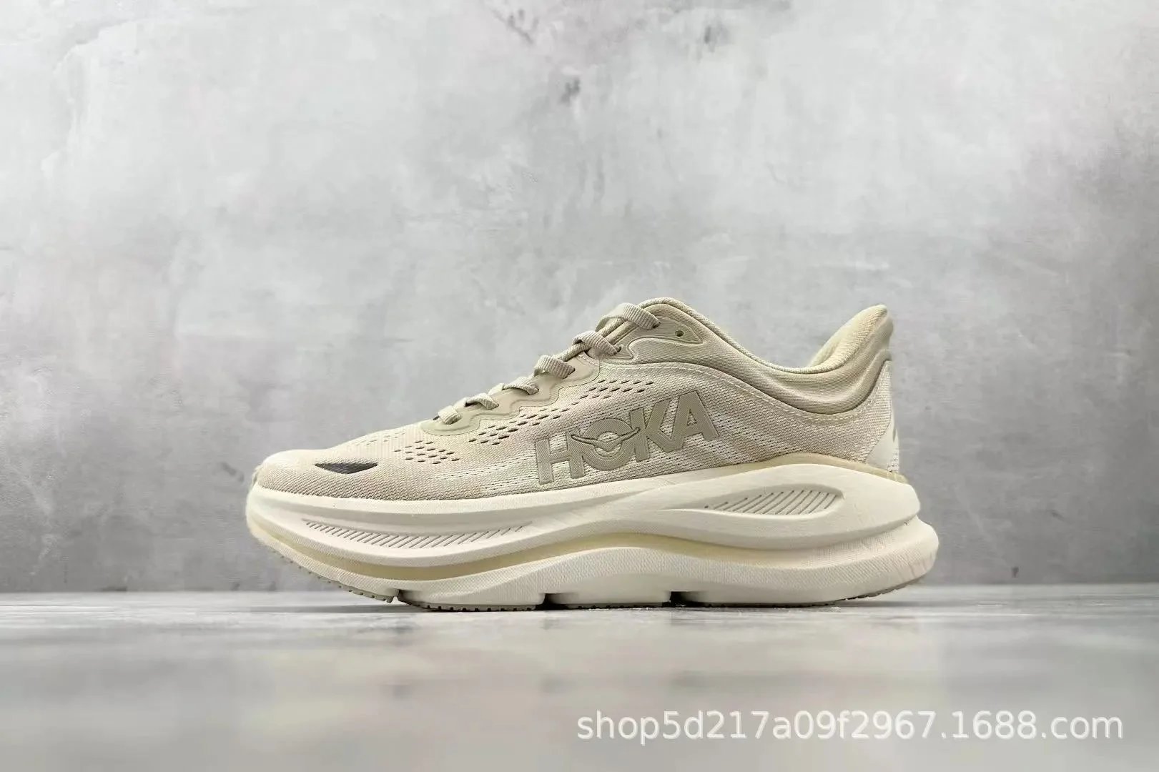 Hoka Bondi gray sneakers in classic athletic style - Image 21