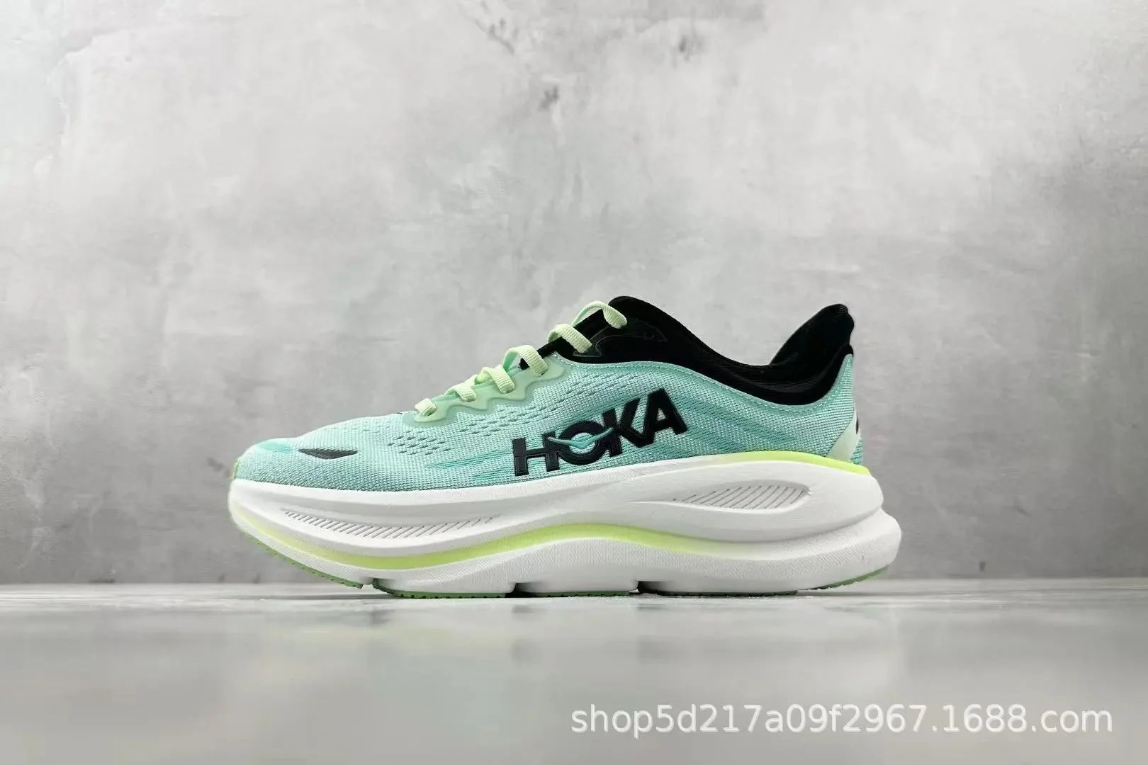 Hoka Bondi gray sneakers in classic athletic style - Image 8