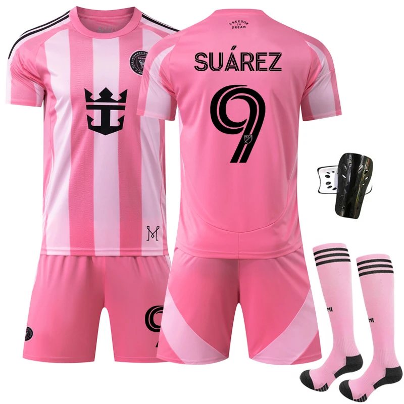 Inter Miami pink football jersey in retro sports style - Image 6