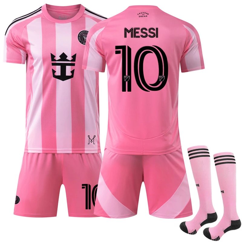 Inter Miami football jersey pink