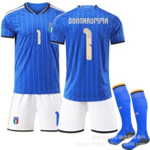 Italy football jersey blue