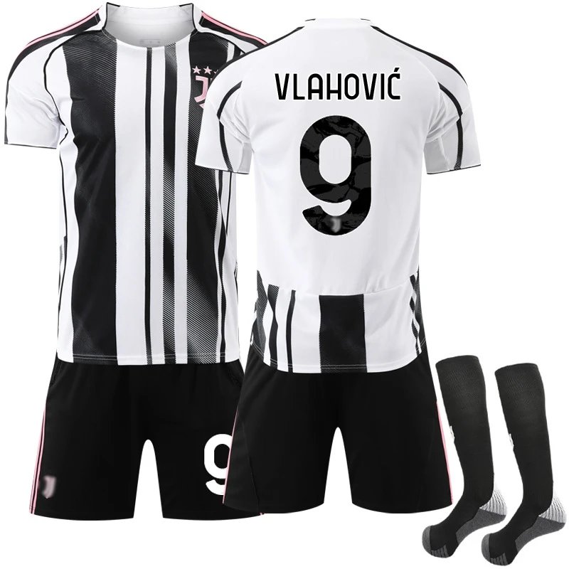 Juventus football jersey black