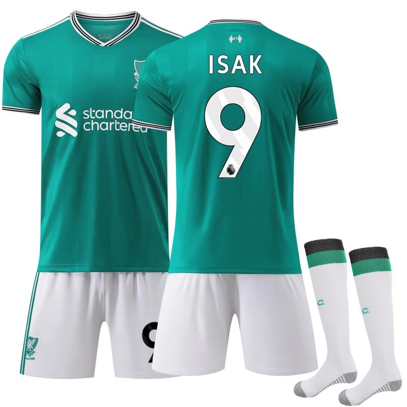 Liverpool football jersey green