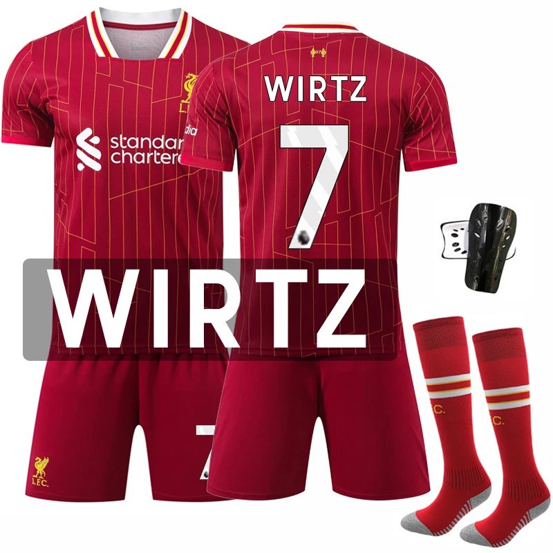 Liverpool red football jersey in retro sports style - Image 14