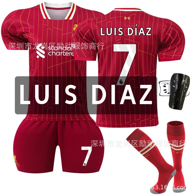 Liverpool red football jersey in retro sports style - Image 15