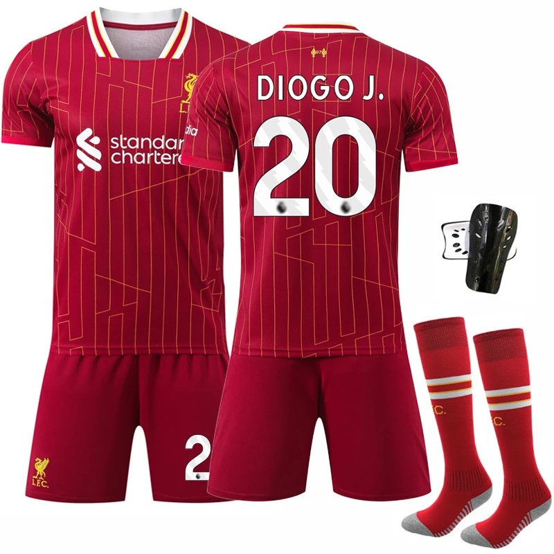 Liverpool red football jersey in retro sports style - Image 19