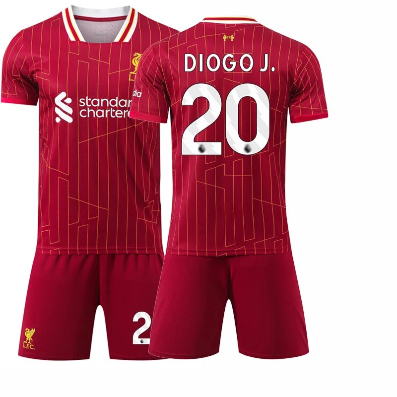 Liverpool red football jersey in retro sports style - Image 28