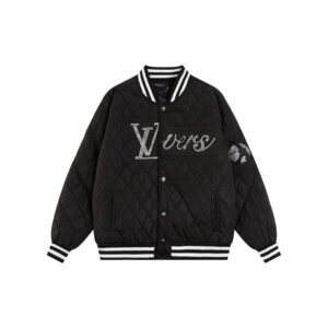 Louis Vuitton varsity jacket black