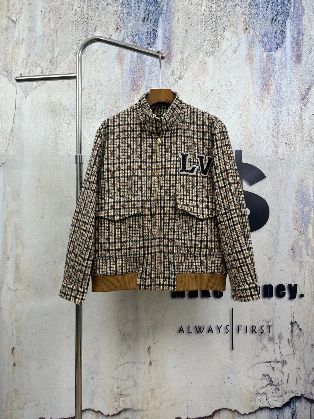 Louis Vuitton jacket gray