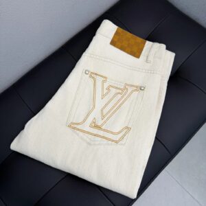 Louis Vuitton jeans white