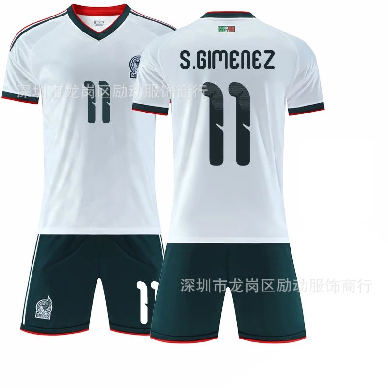 Mexico white football jersey in retro sports style - Image 16