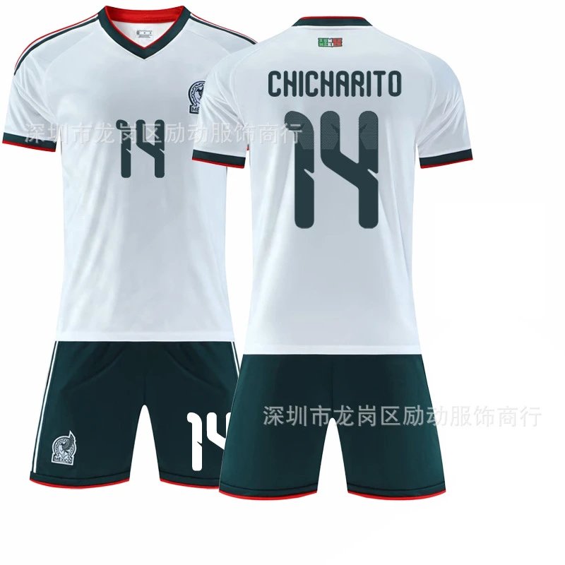 Mexico white football jersey in retro sports style - Image 17