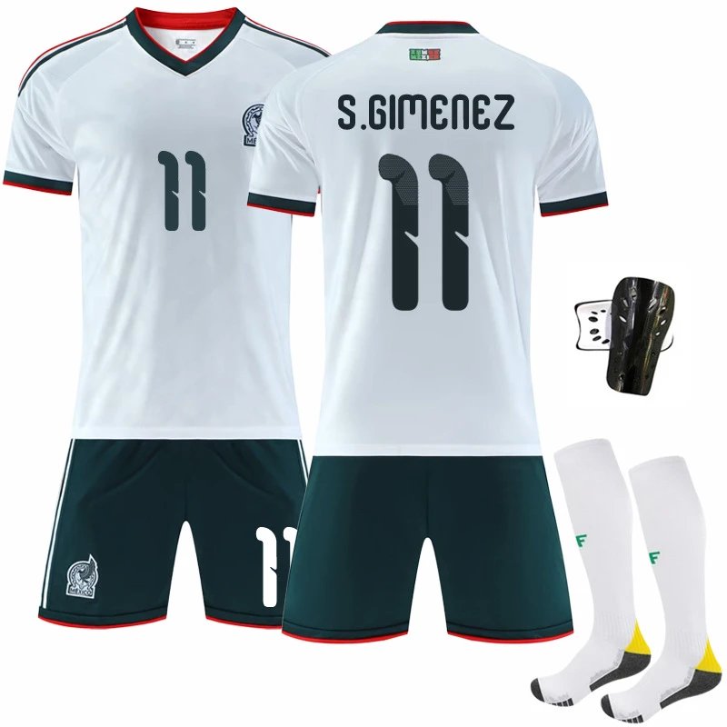 Mexico white football jersey in retro sports style - Image 10