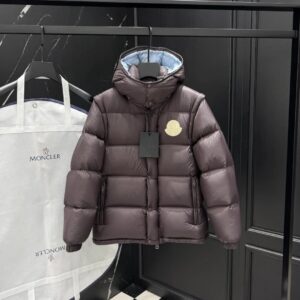 Moncler puffer jacket purple