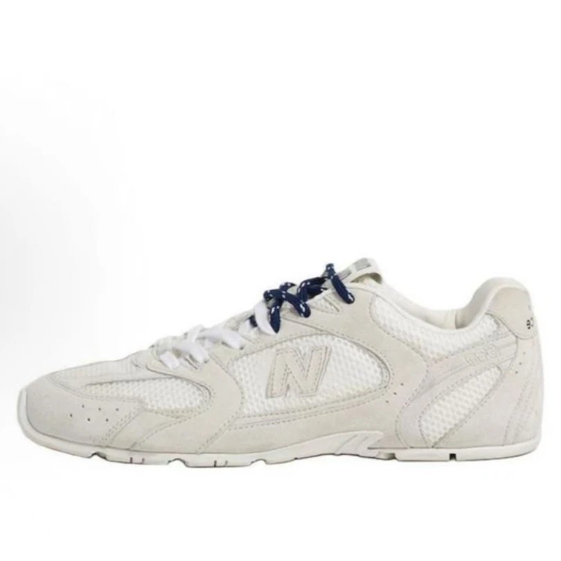 New Balance white sneakers in classic athletic style - Image 2