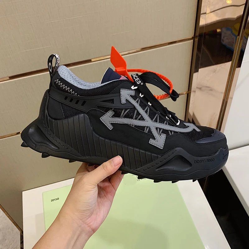 Off-White black sneakers in classic athletic style - Image 3