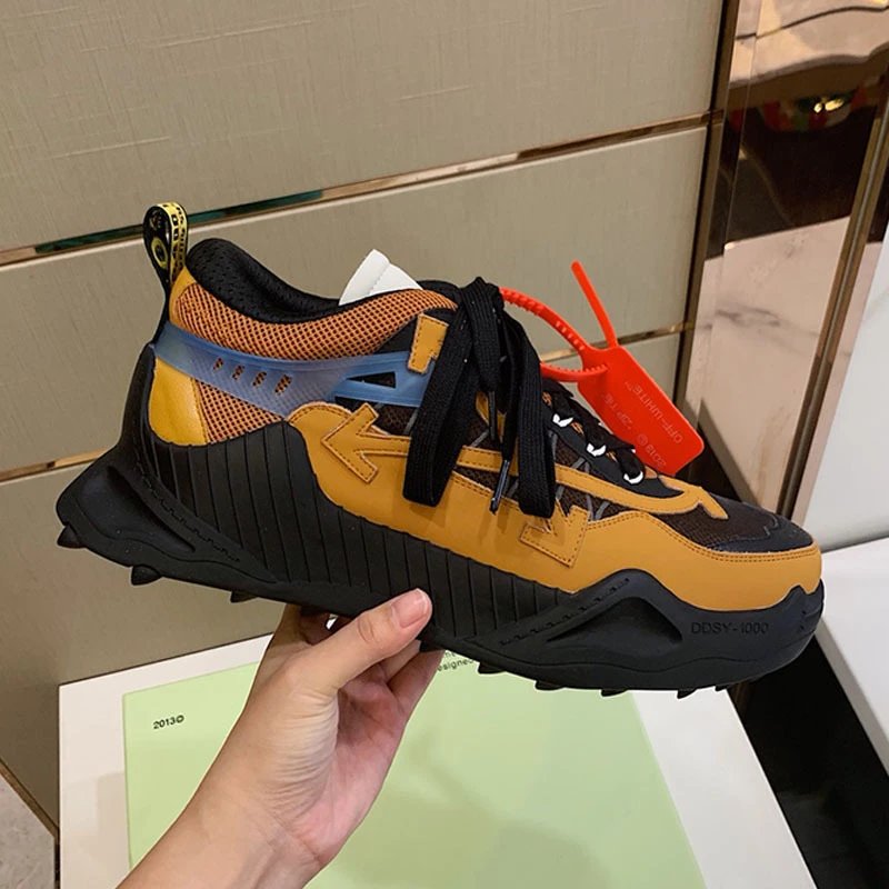 Off-White black sneakers in classic athletic style - Image 4