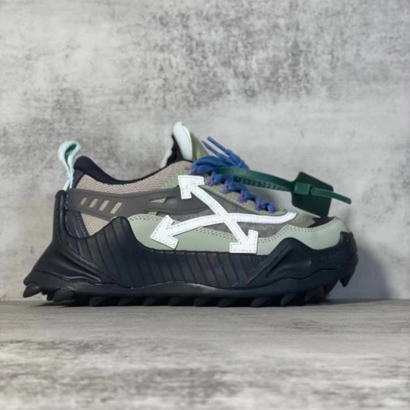 Off-White black sneakers in classic athletic style - Image 5
