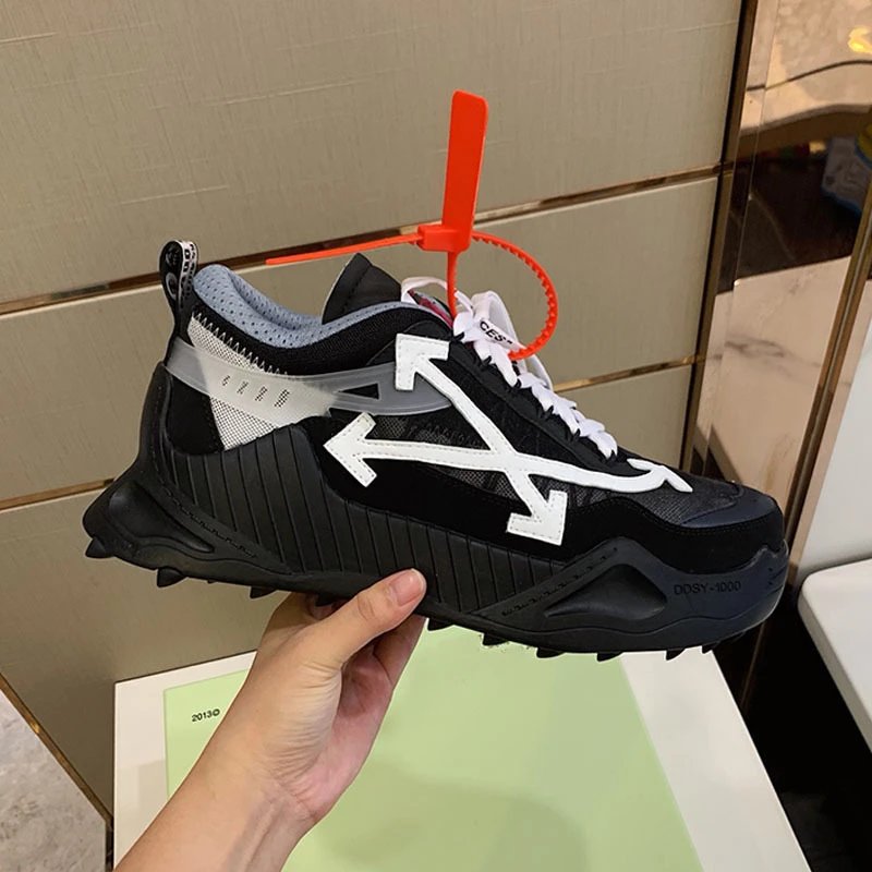 Off-White black sneakers in classic athletic style - Image 9