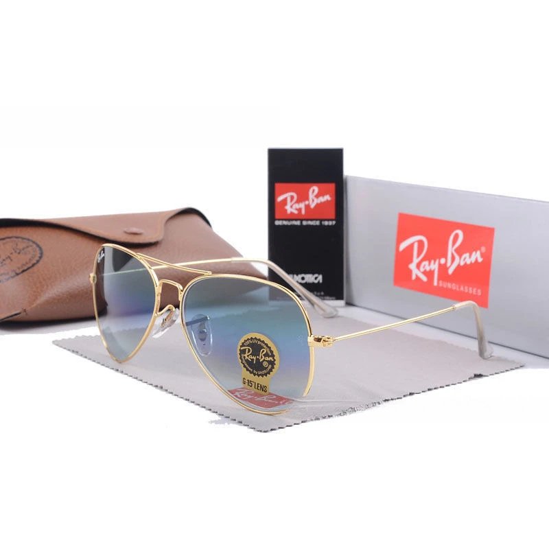 Ray-Ban green sunglasses in modern everyday style - Image 27