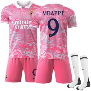 Real Madrid football jersey pink