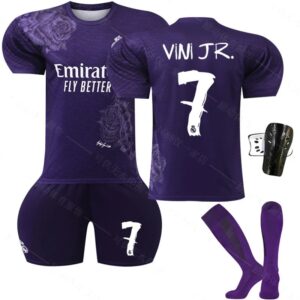 Real Madrid football jersey purple