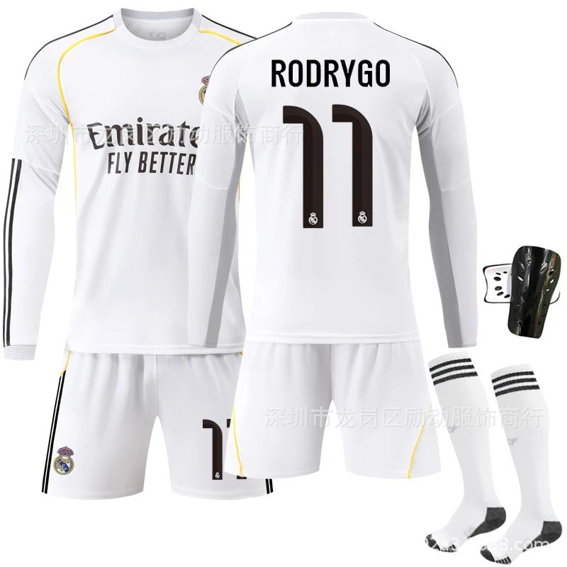 Real Madrid white football jersey in retro sports style - Image 17