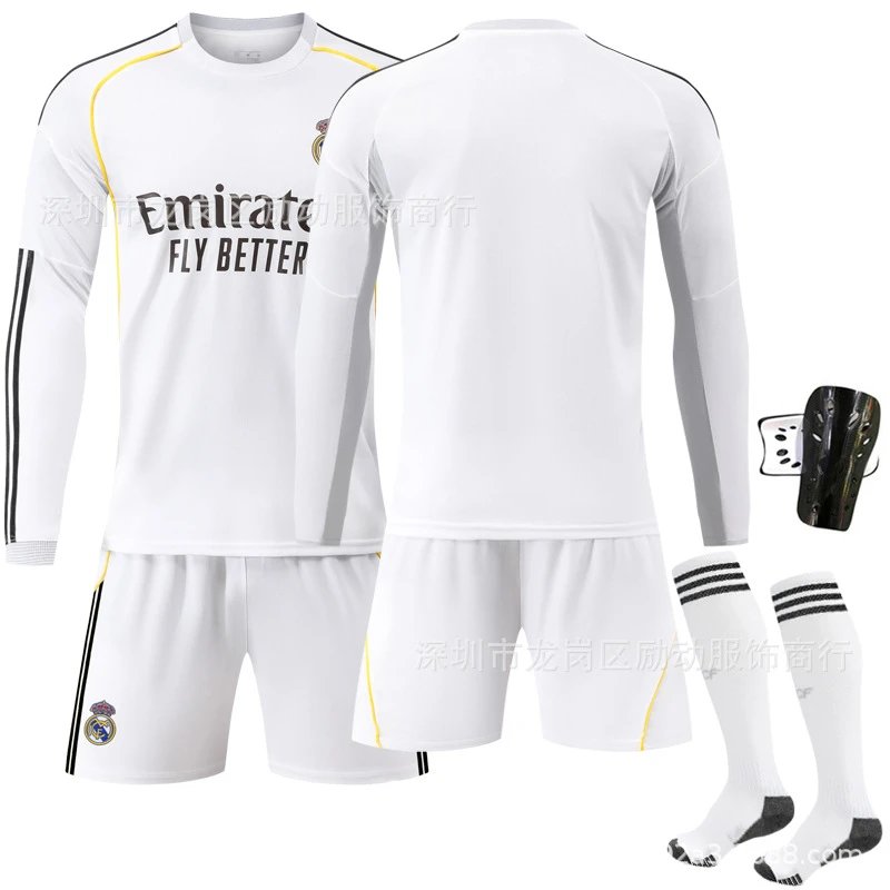 Real Madrid white football jersey in retro sports style - Image 19