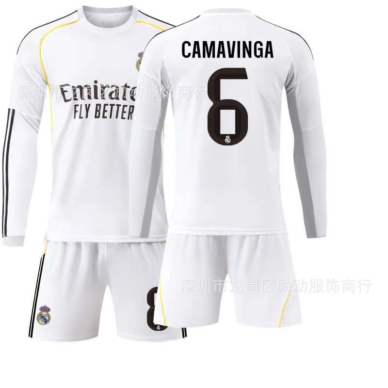 Real Madrid white football jersey in retro sports style - Image 21