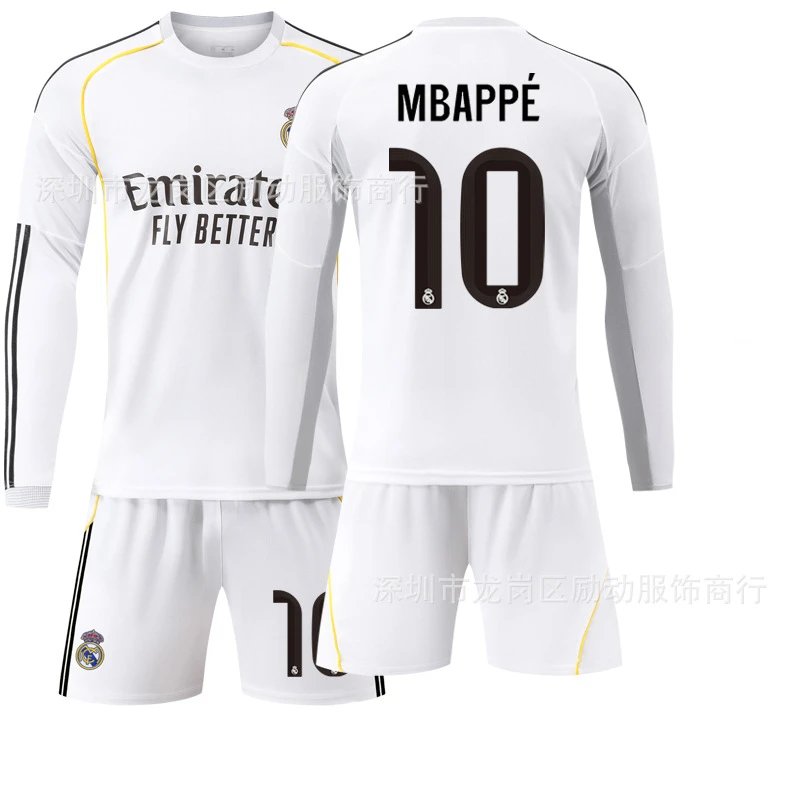 Real Madrid white football jersey in retro sports style - Image 25