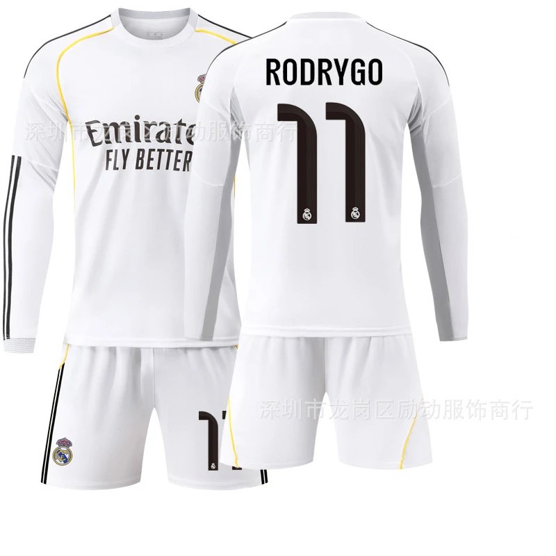 Real Madrid white football jersey in retro sports style - Image 26