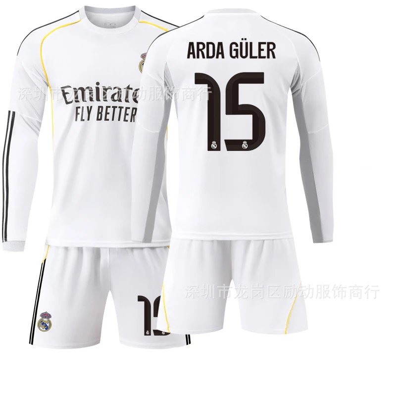 Real Madrid white football jersey in retro sports style - Image 27
