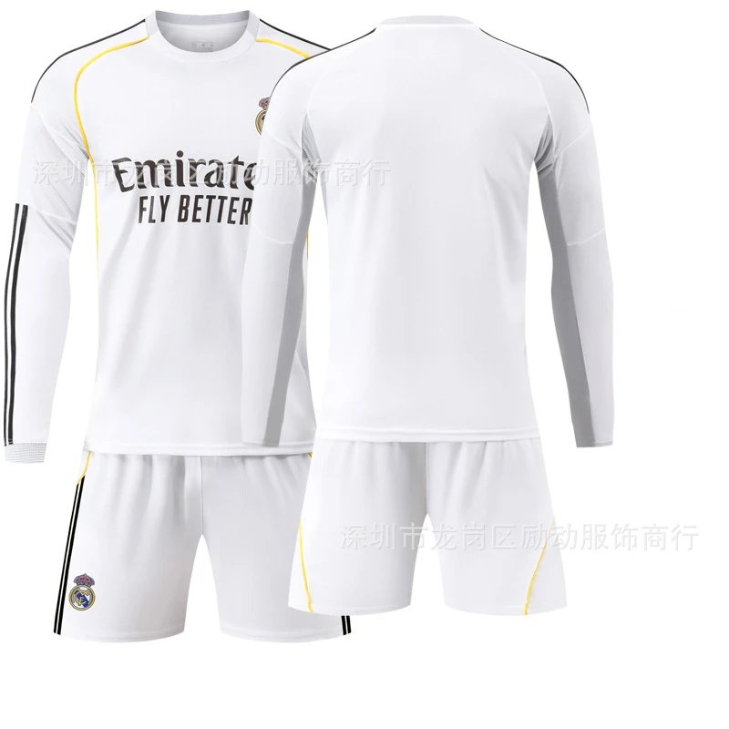 Real Madrid white football jersey in retro sports style - Image 28
