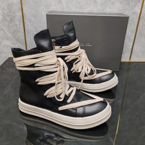 Rick Owens high-top sneakers black