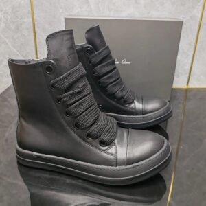 Rick Owens high-top sneakers black