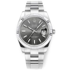 Rolex watch silver