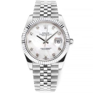 Rolex watch silver